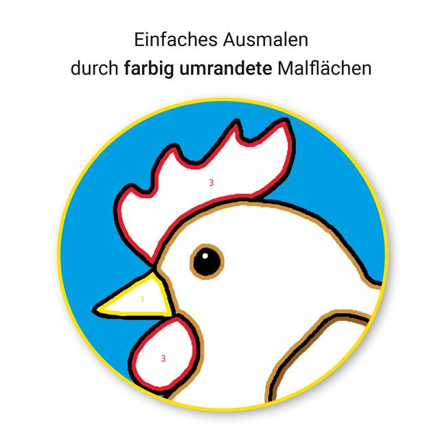 Bild: 9783473489749 | Malen nach Zahlen ab 3: Bauernhof | Katrin Merle | Taschenbuch | 24 S.