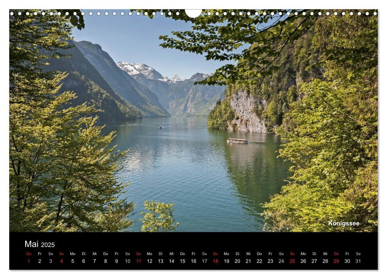 Bild: 9783435719662 | Oberbayerische Seen (Wandkalender 2025 DIN A3 quer), CALVENDO...