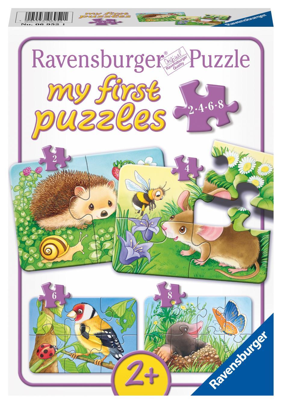 Cover: 4005556069521 | Süße Gartenbewohner. My first Puzzles. 4 Motive | Spiel | 06952 | 2017