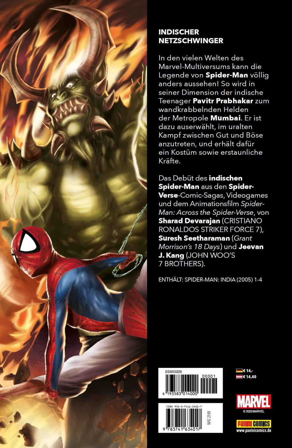 Rückseite: 9783741634017 | Spider-Man: Indien | Suresh Seetharaman (u. a.) | Taschenbuch | 108 S.