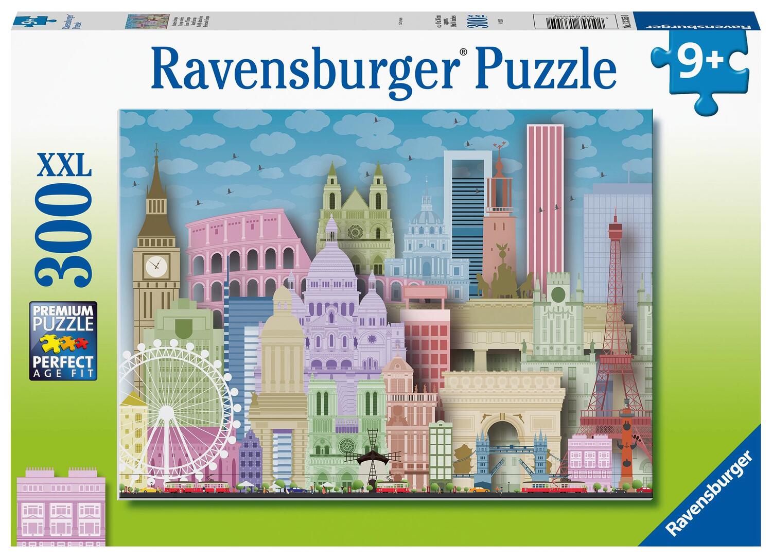 Cover: 4005556133550 | Ravensburger Kinderpuzzle - 13355 Buntes Europa - 300 Teile Puzzle...