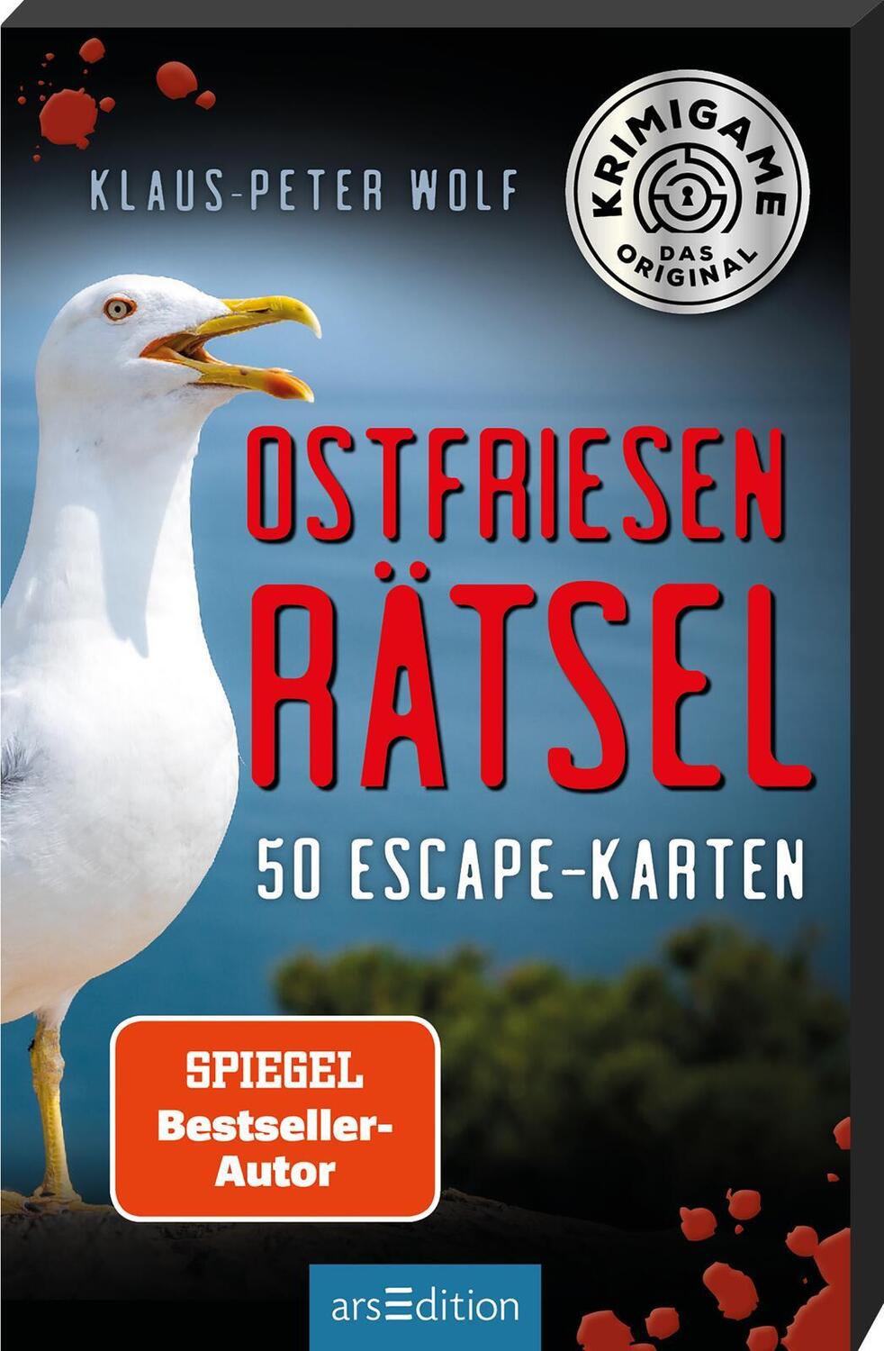 Cover: 4014489131694 | Ostfriesenrätsel | 50 Escape-Karten | Klaus-Peter Wolf (u. a.) | Spiel