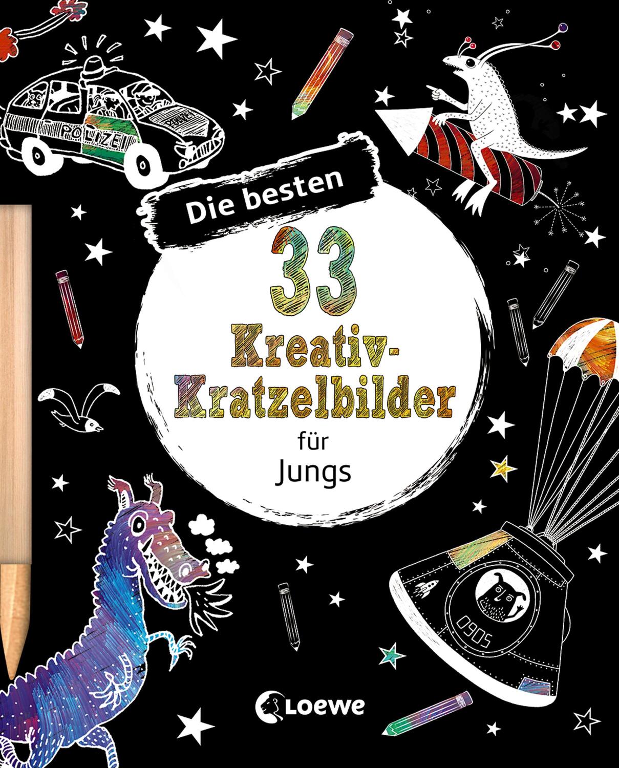 Cover: 9783743207363 | Die besten 33 Kreativ-Kratzelbilder für Jungs | Taschenbuch | 70 S.