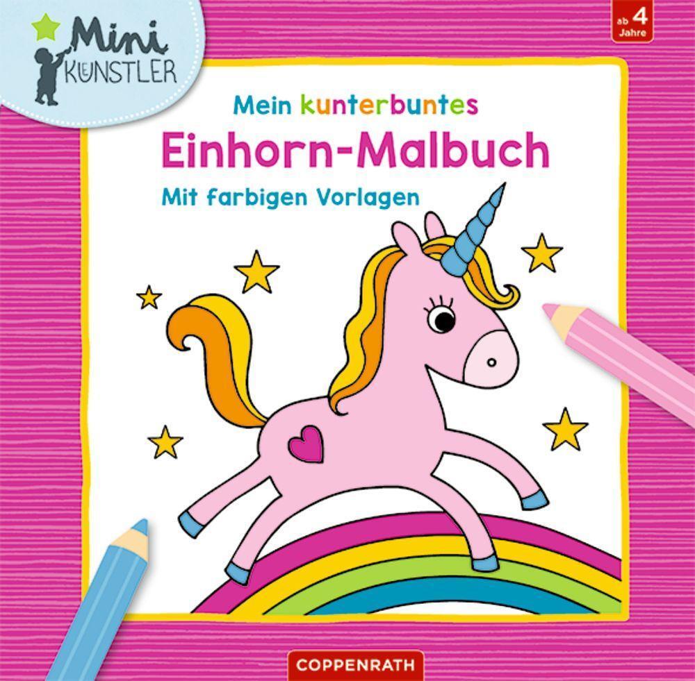 Bild: 9783649634980 | Mein kunterbuntes Einhorn-Malbuch | Mit farbigen Vorlagen | Engelen