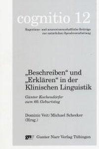 Cover: 9783823357391 | 'Beschreiben'und 'Erklären'in der klinischen Linguistik | Taschenbuch