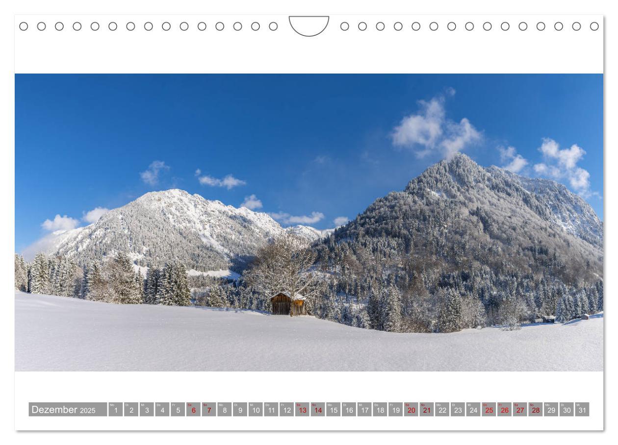 Bild: 9783435359127 | Oberallgäu Panorama (Wandkalender 2025 DIN A4 quer), CALVENDO...