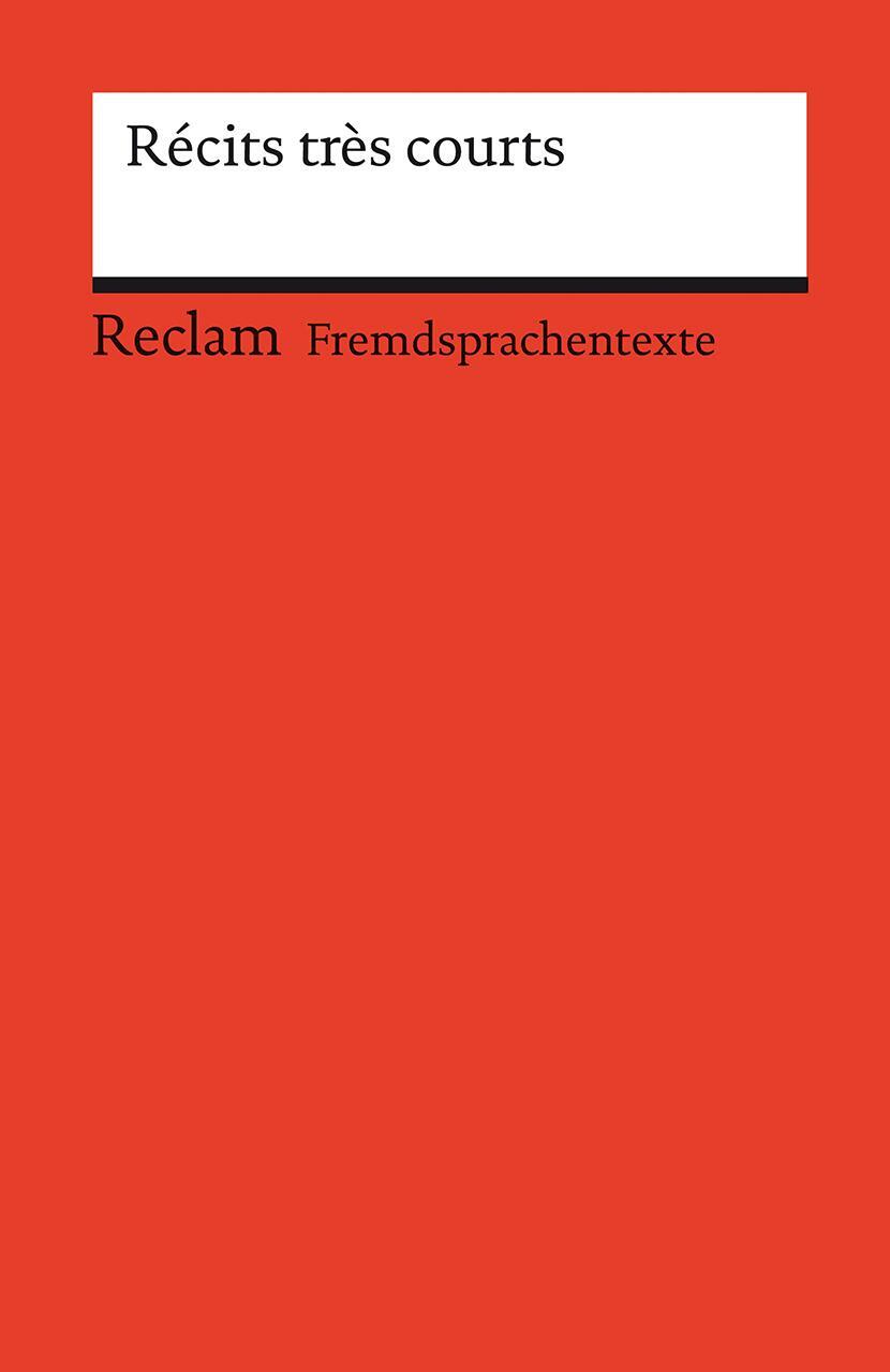 Cover: 9783150091449 | Récits très courts | Franz R. Weller | Taschenbuch | Französisch