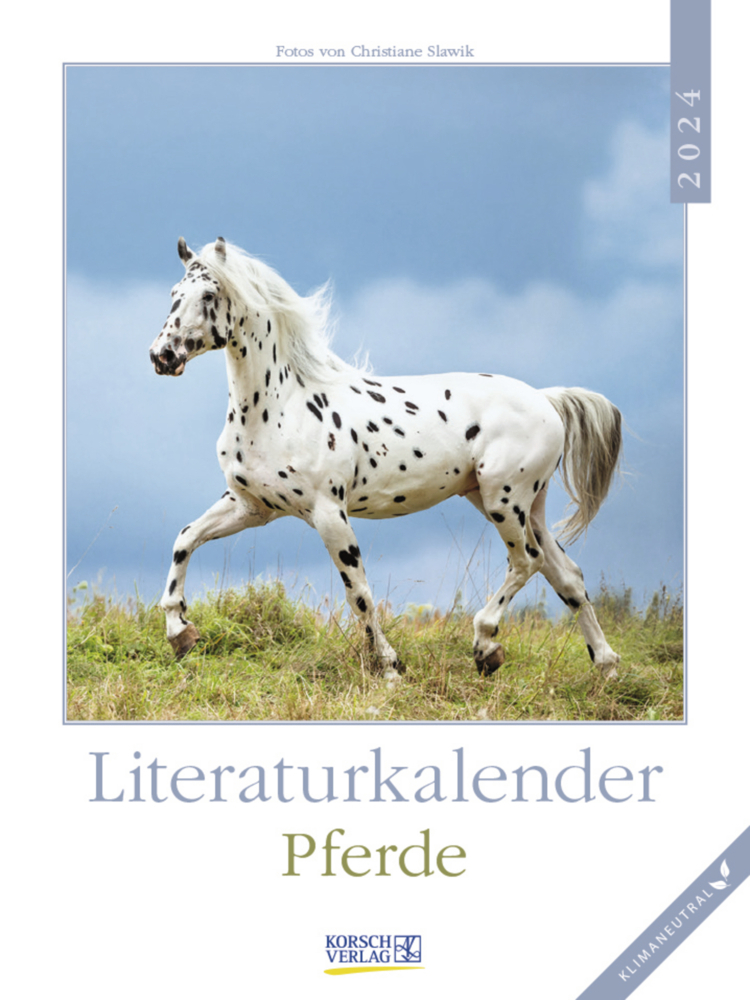 Cover: 9783731870173 | Literaturkalender Pferde 2024 | Korsch Verlag | Kalender | 54 S.