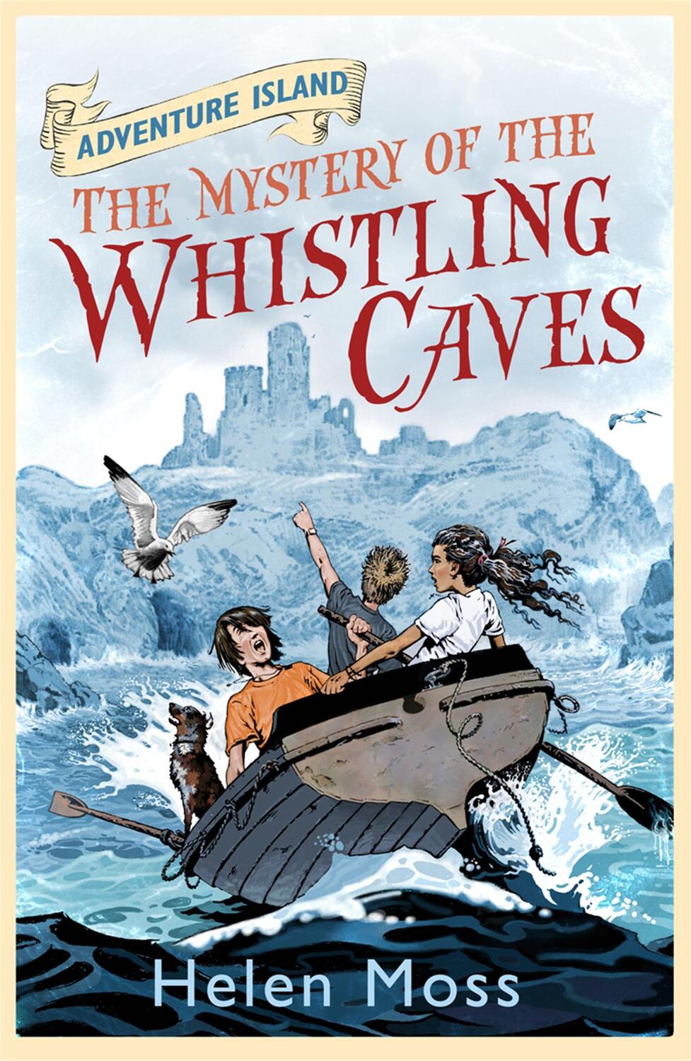 Cover: 9781444003284 | Adventure Island: The Mystery of the Whistling Caves | Book 1 | Moss