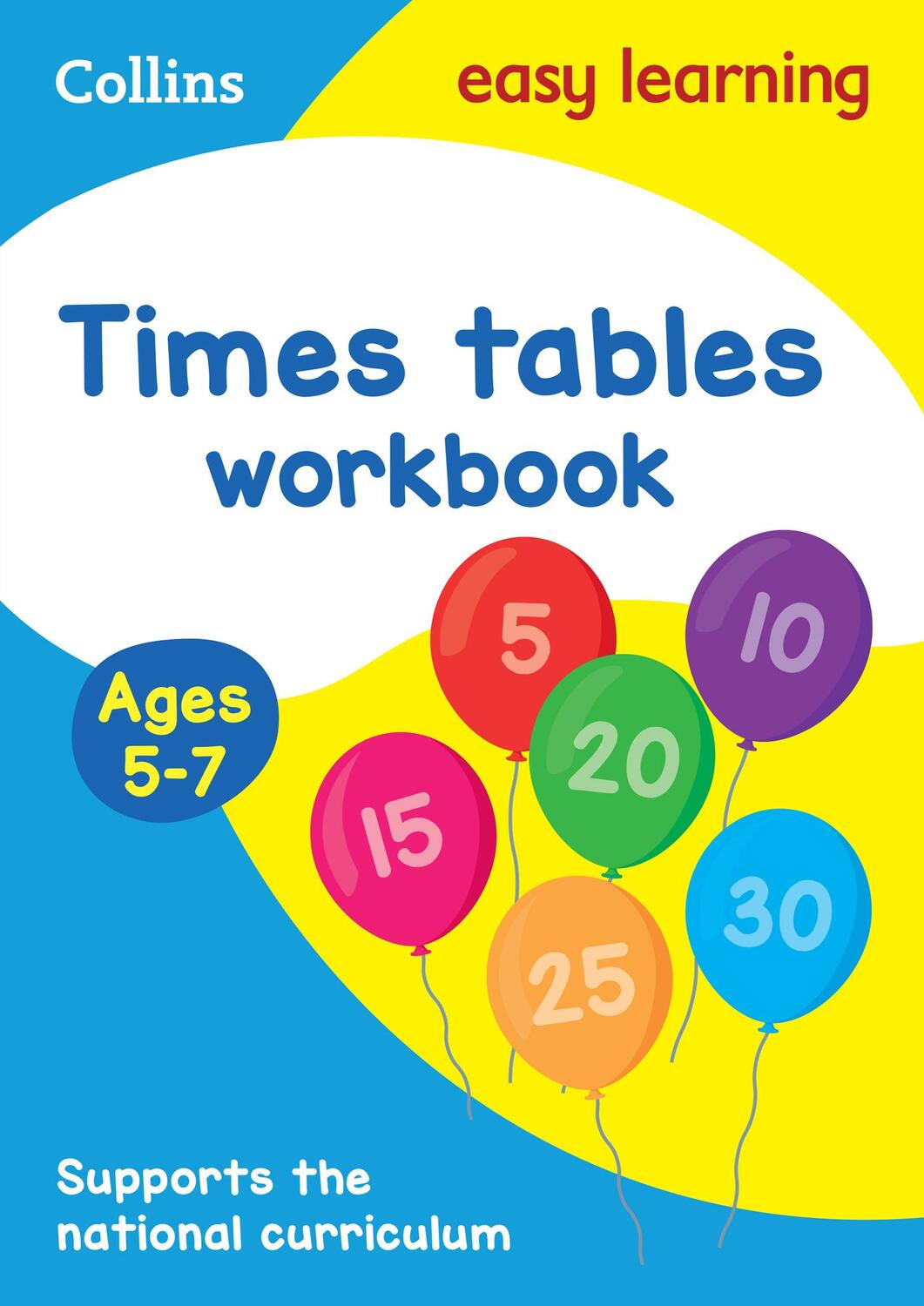 Cover: 9780008134396 | Times Tables Workbook Ages 5-7 | Ideal for Home Learning | Learning