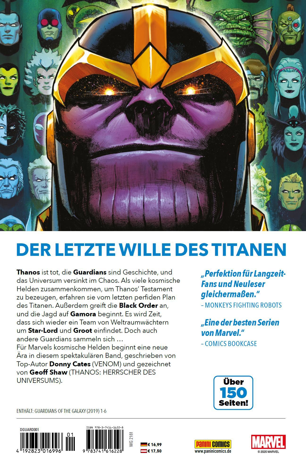 Rückseite: 9783741616228 | Guardians of the Galaxy - Neustart | Bd. 1: Die neuen Guardians | Buch