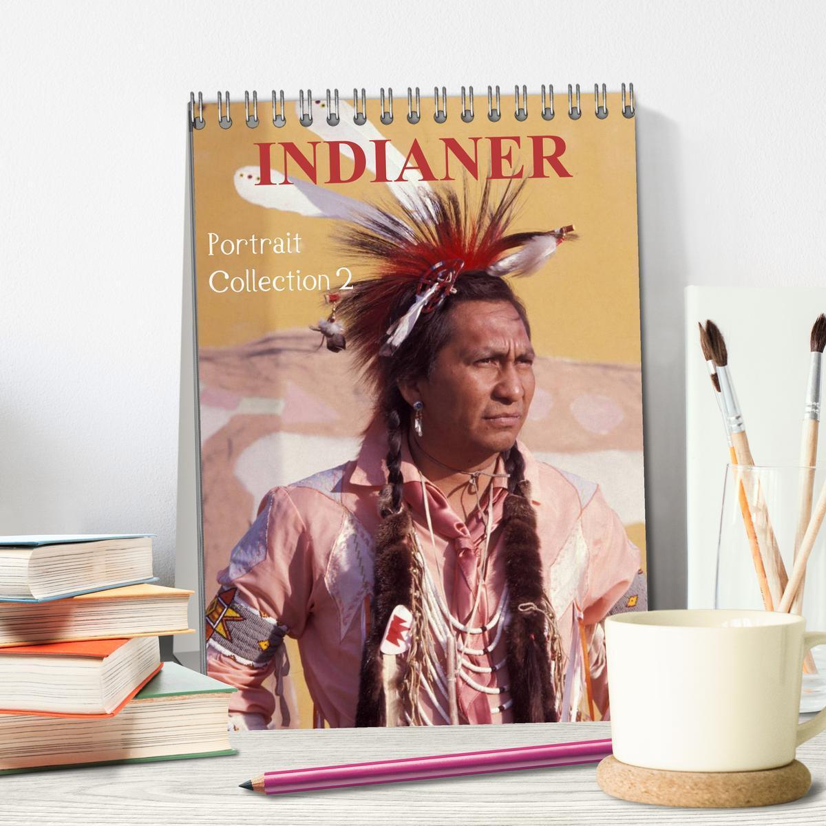 Bild: 9783457074541 | INDIANER Portrait Collection 2 (Tischkalender 2025 DIN A5 hoch),...