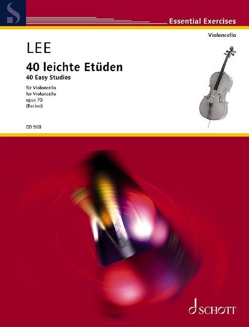 Cover: 9783795797607 | 40 leichte Etüden | in der ersten Lage. op. 70. Violoncello. | Becker