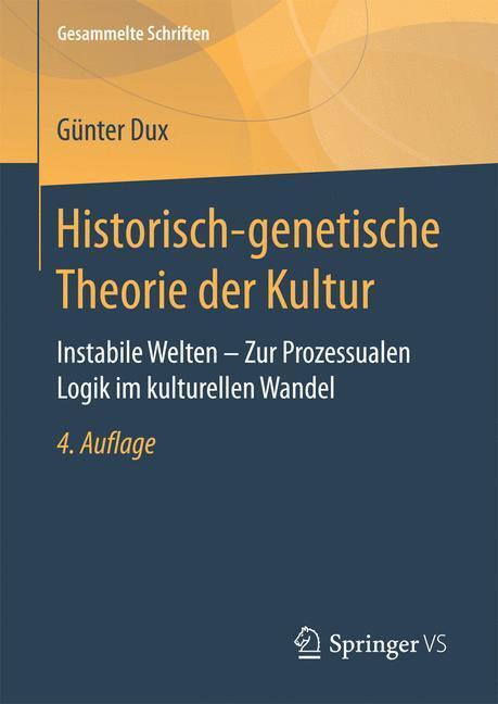 Cover: 9783658164171 | Historisch-genetische Theorie der Kultur | Günter Dux | Buch | XXI