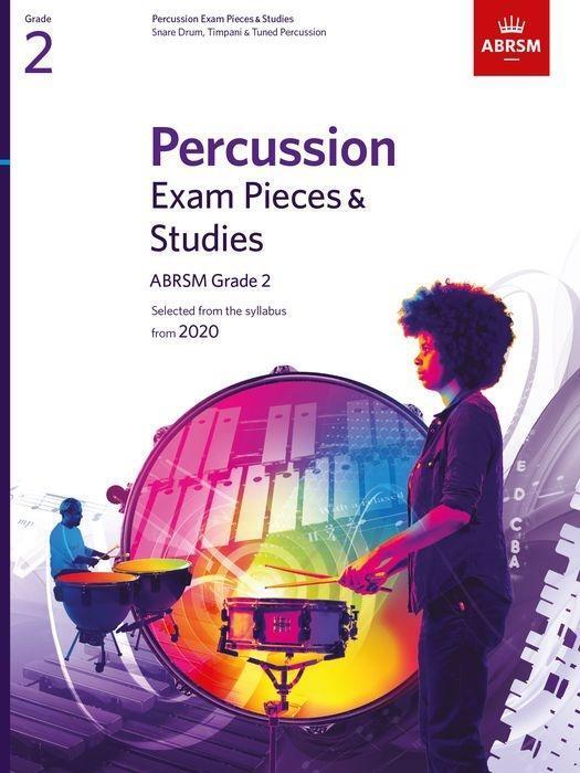 Cover: 9781786012944 | Percussion Exam Pieces &amp; Studies Grade 2 | From 2020 | ABRSM | Buch