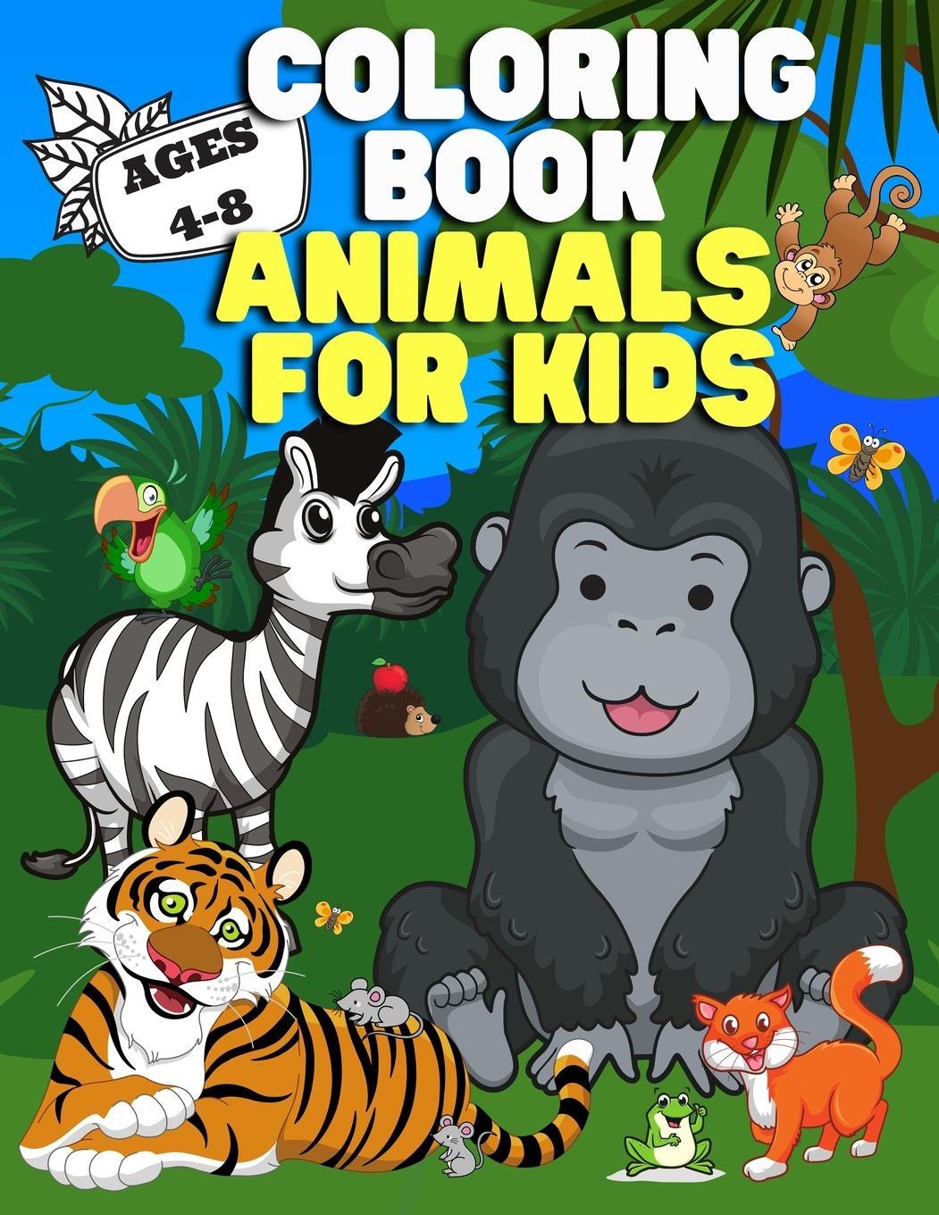 Cover: 9781716198625 | Coloring Book | Animals for Kids | Kid District Press | Taschenbuch