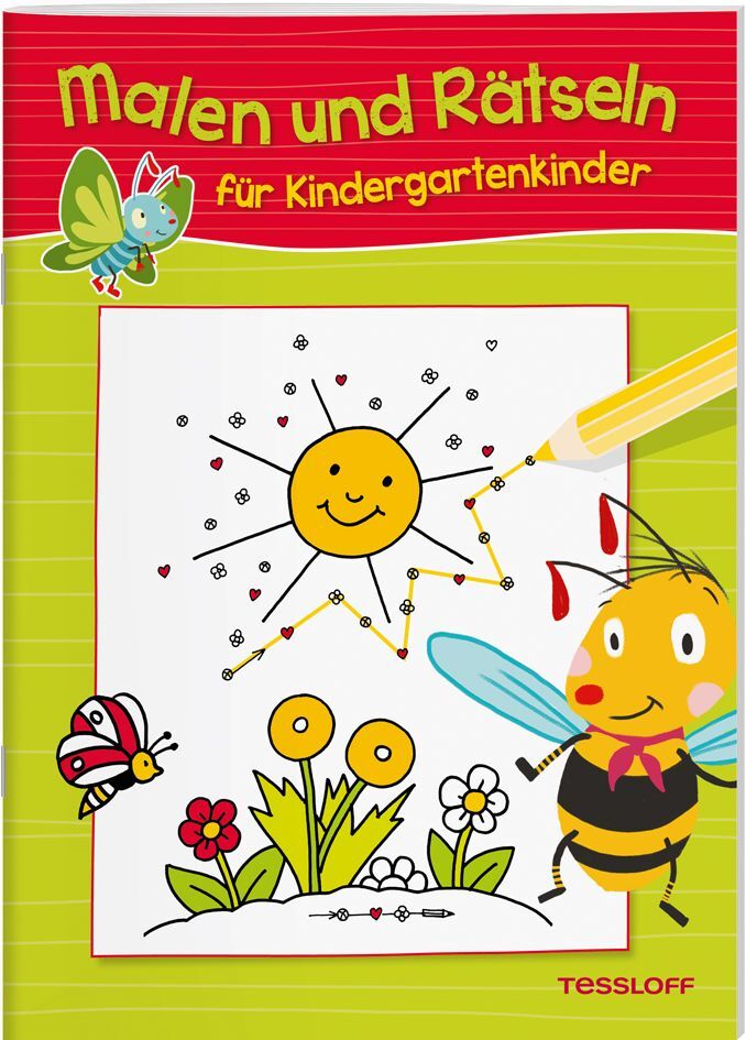 Cover: 9783788639303 | Malen und Rätseln für Kindergartenkinder (Grün) | Ute Haller (u. a.)