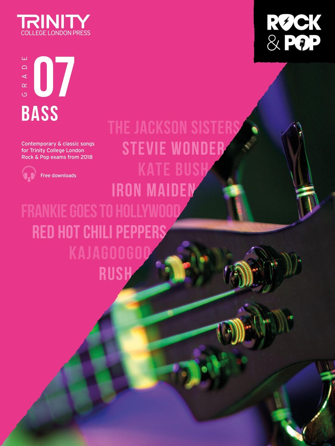 Cover: 9780857366368 | Trinity Rock &amp; Pop 2018 Bass: Grade 7 | Taschenbuch | Buch | Englisch