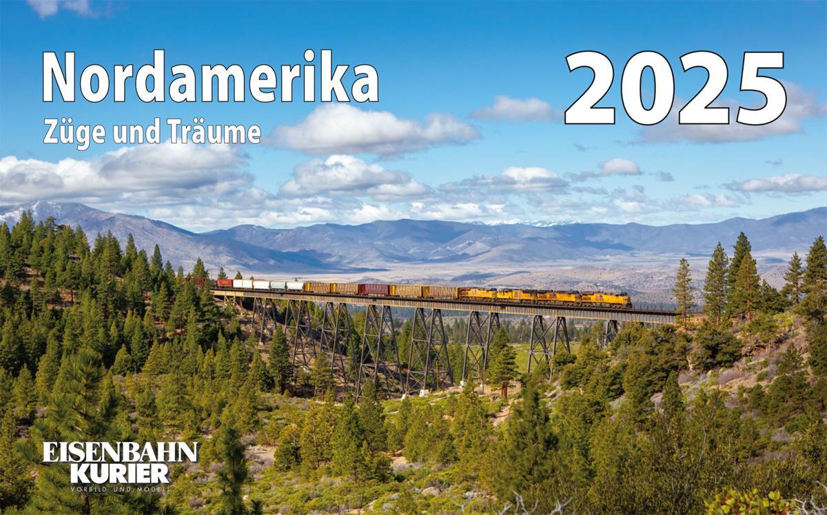 Cover: 9783844659443 | Nordamerika 2025 | Züge und Träume | Kalender | 13 S. | Deutsch | 2025