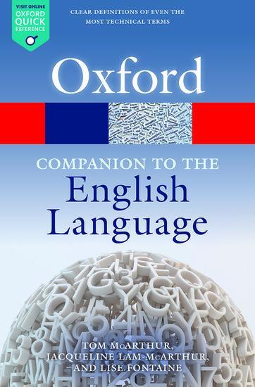 Cover: 9780199661282 | Oxford Companion to the English Language | Lam-McArthur (u. a.) | Buch