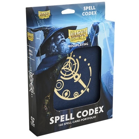 Cover: 5706569500238 | RPG - Spell Codex - Midnight Blue | Dragon Shield Roleplay