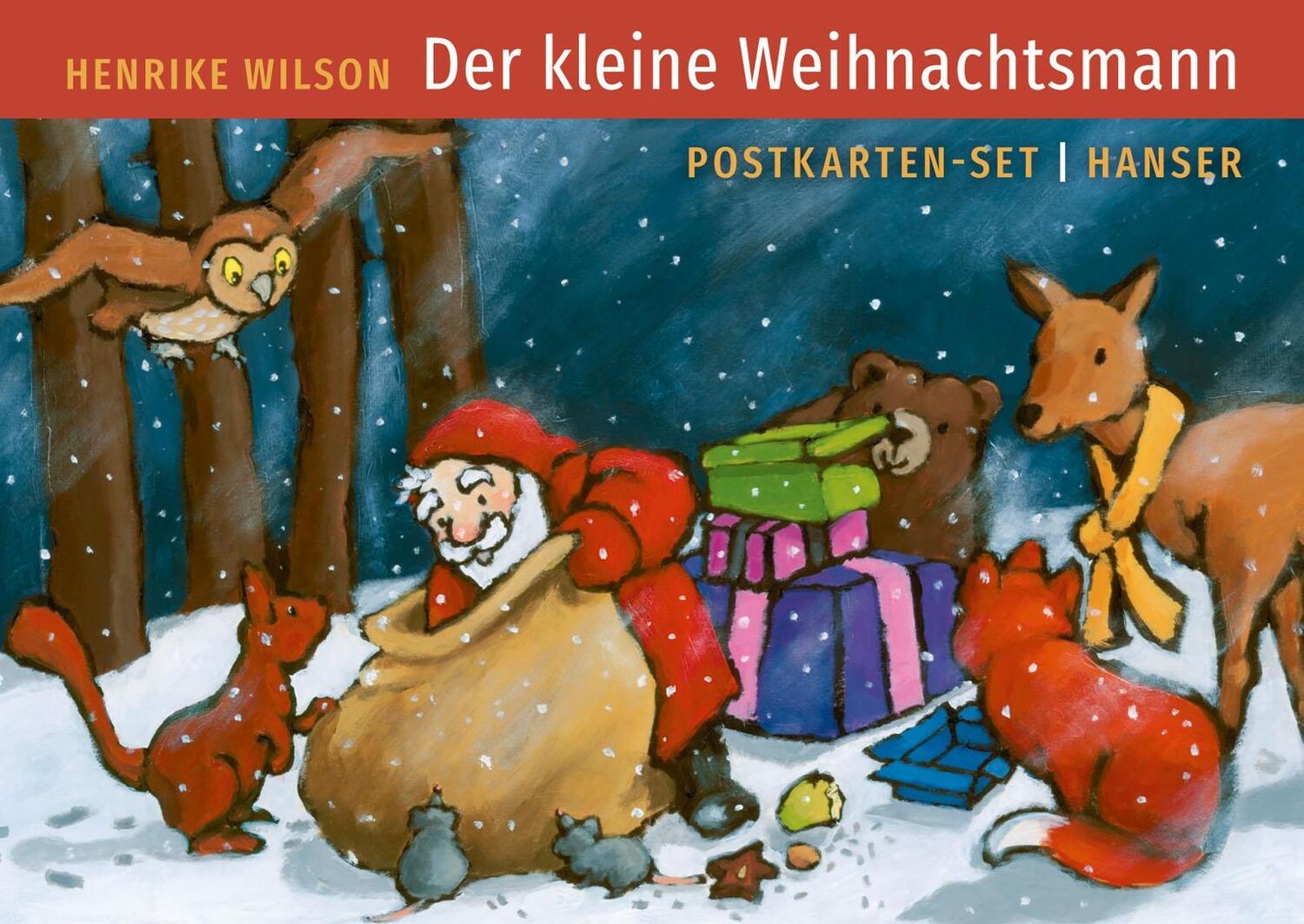 Cover: 9783446278400 | Der kleine Weihnachtsmann Postkarten-Set | Henrike Wilson | Stück