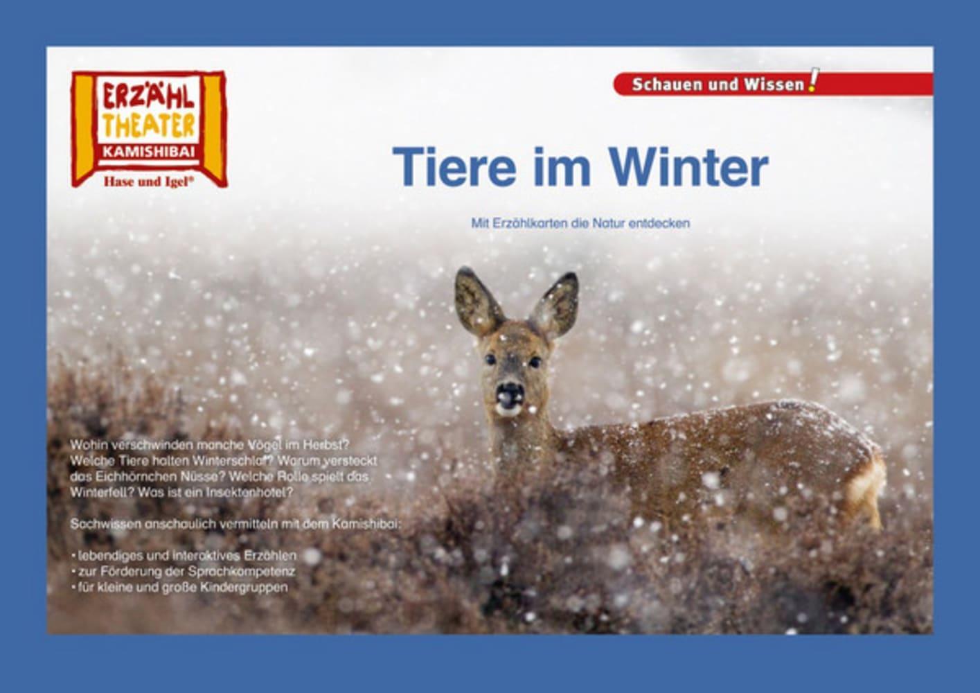 Cover: 4260505830922 | Kamishibai: Tiere im Winter | 10 Fotobildkarten für das Erzähltheater