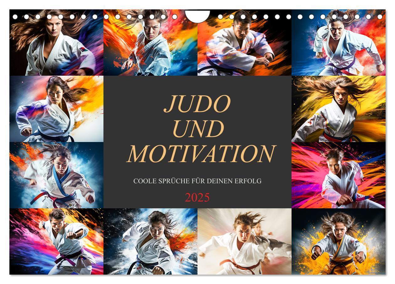 Cover: 9783383845895 | Judo und Motivation (Wandkalender 2025 DIN A4 quer), CALVENDO...