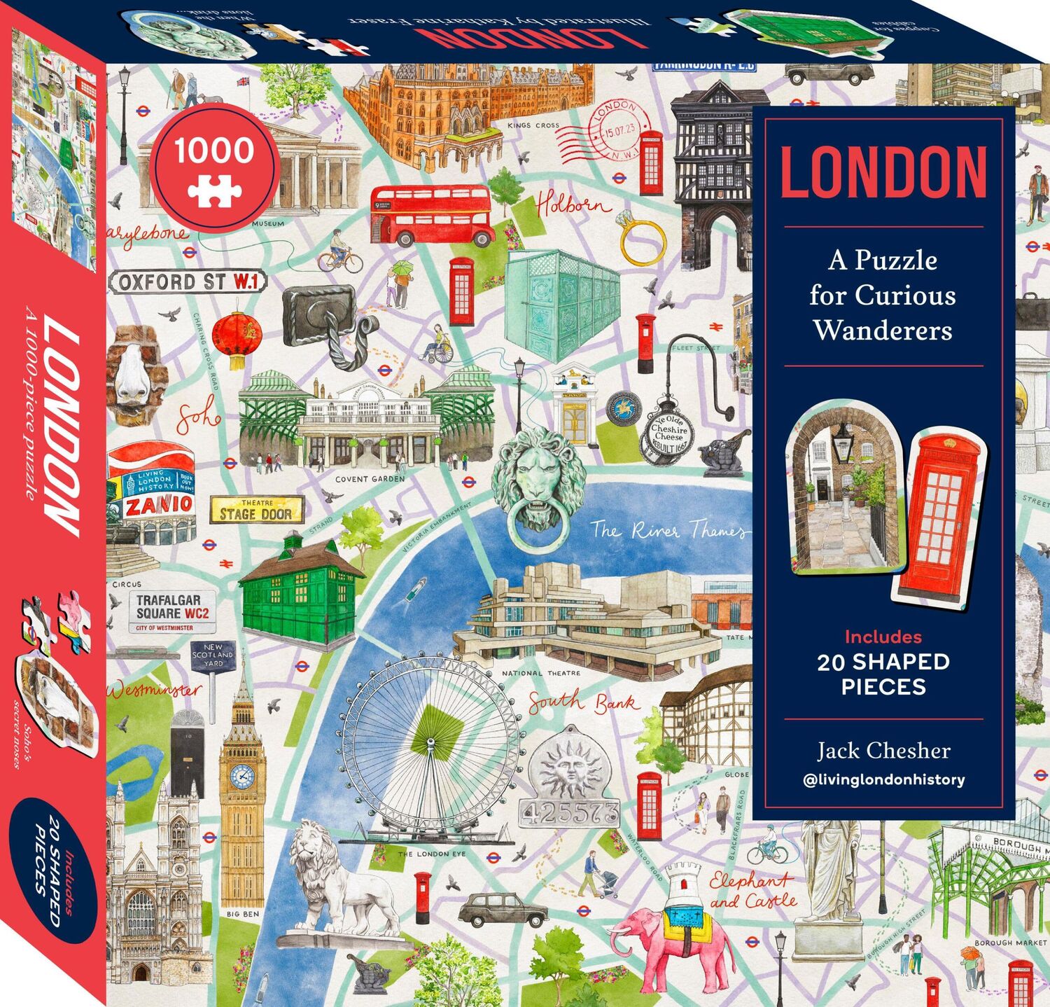 Cover: 9780711296275 | London: A Puzzle for Curious Wanderers | Jack Chesher | Spiel | 2024