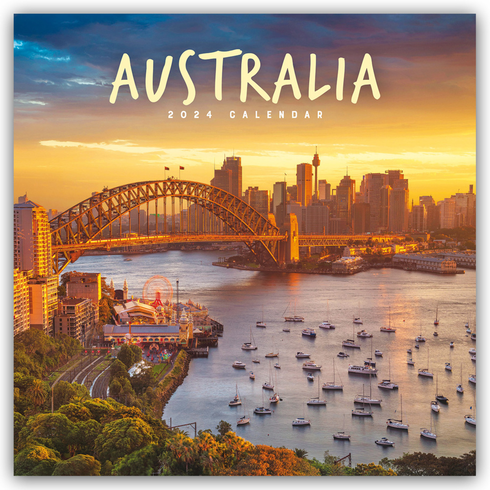 Cover: 9781529836646 | Australia - Australien 2024 - 12-Monatskalender | Carousel Calendar