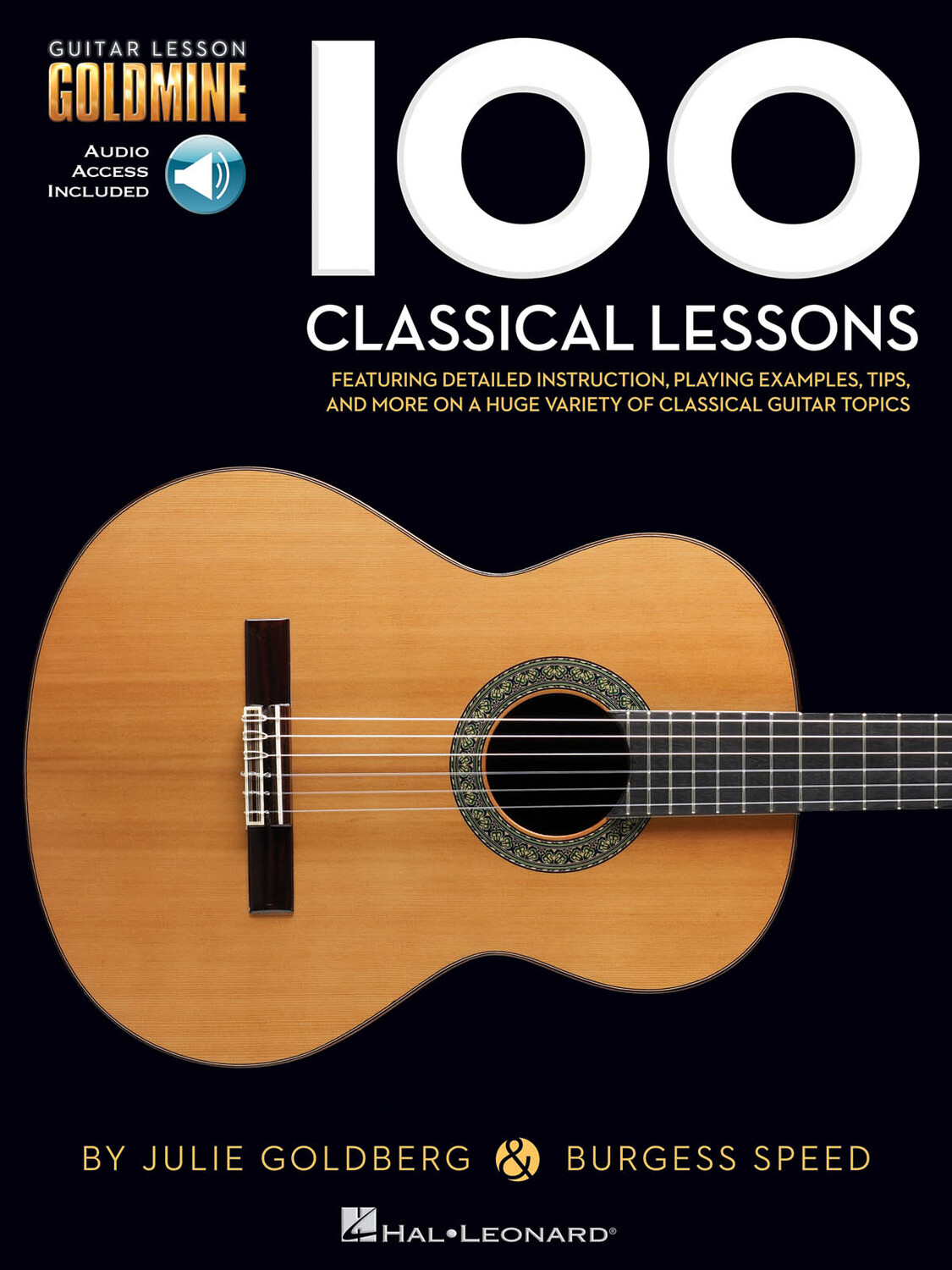 Cover: 888680066864 | 100 Classical Lessons | Guitar Lesson Goldmine Series | 2017
