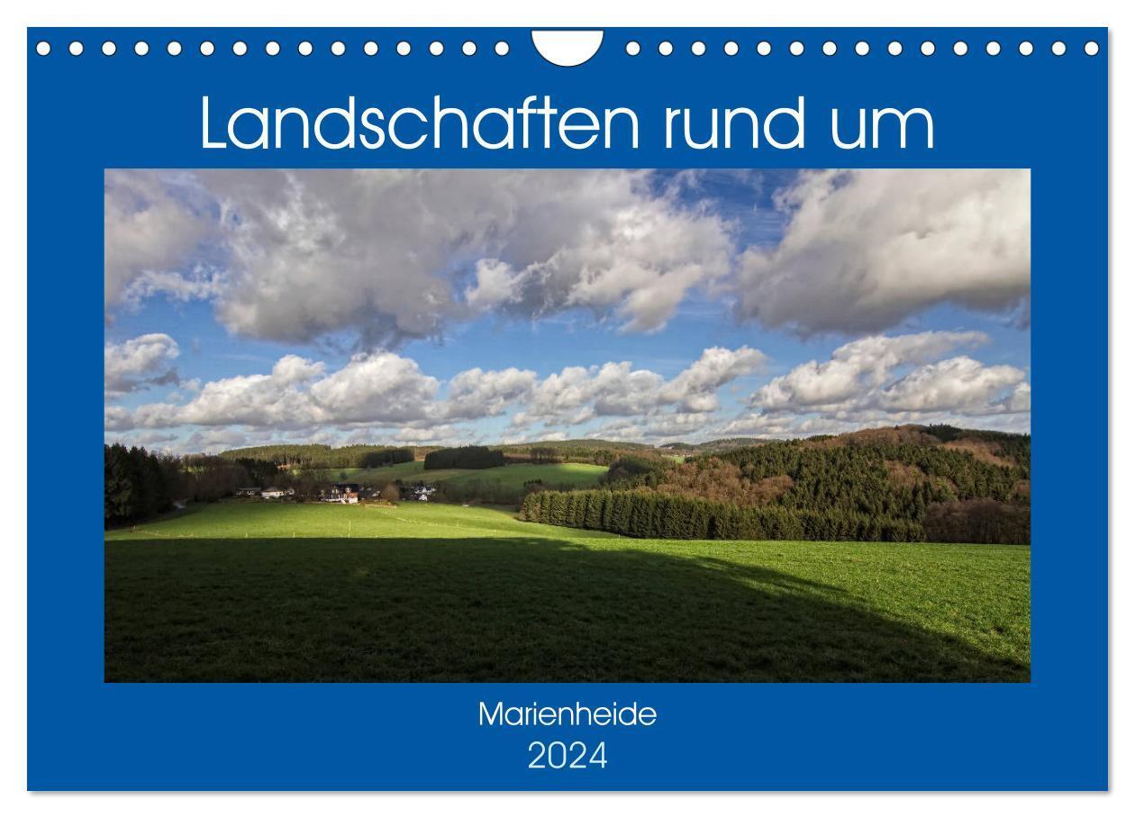 Cover: 9783383217128 | Landschaften rund um Marienheide (Wandkalender 2024 DIN A4 quer),...
