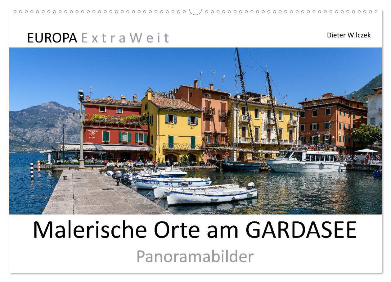 Cover: 9783383797590 | Malerische Orte am GARDASEE - Panoramabilder (Wandkalender 2025 DIN...