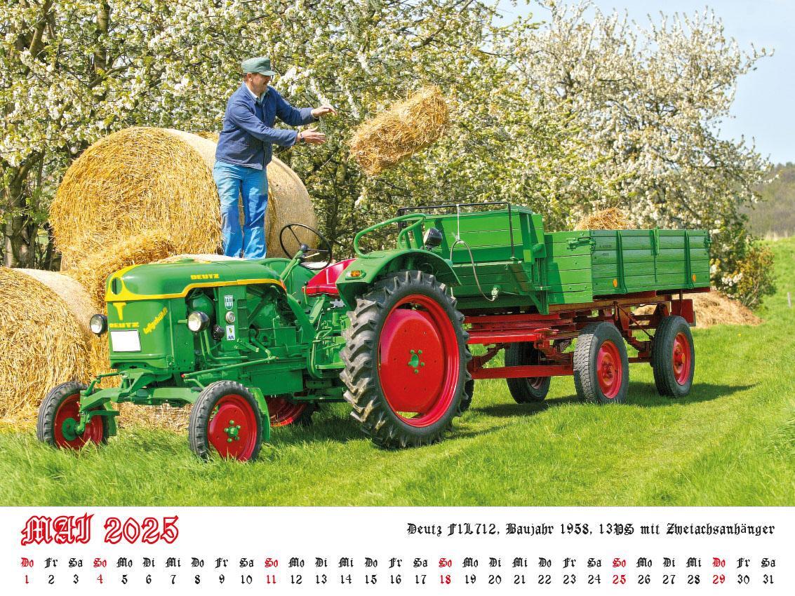 Bild: 9783948794712 | Faszination Schlepper Kalender 2025 | Alte Traktoren im Einsatz | 2025