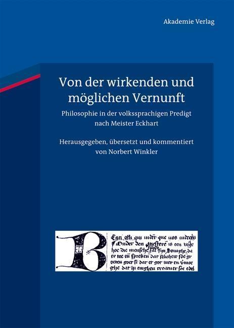 Cover: 9783050060927 | Von der wirkenden und möglichen Vernunft (Eine schöne Lehre von der...