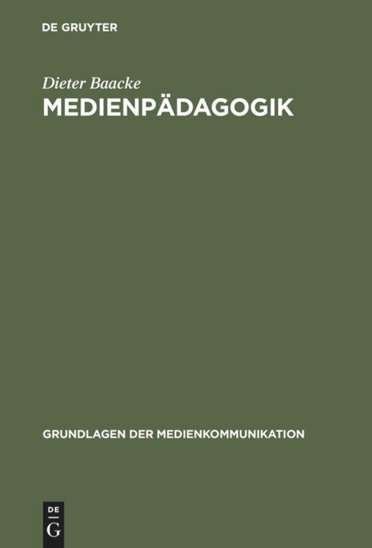 Cover: 9783484371019 | Medienpädagogik | Dieter Baacke | Buch | ISSN | Deutsch | 1997