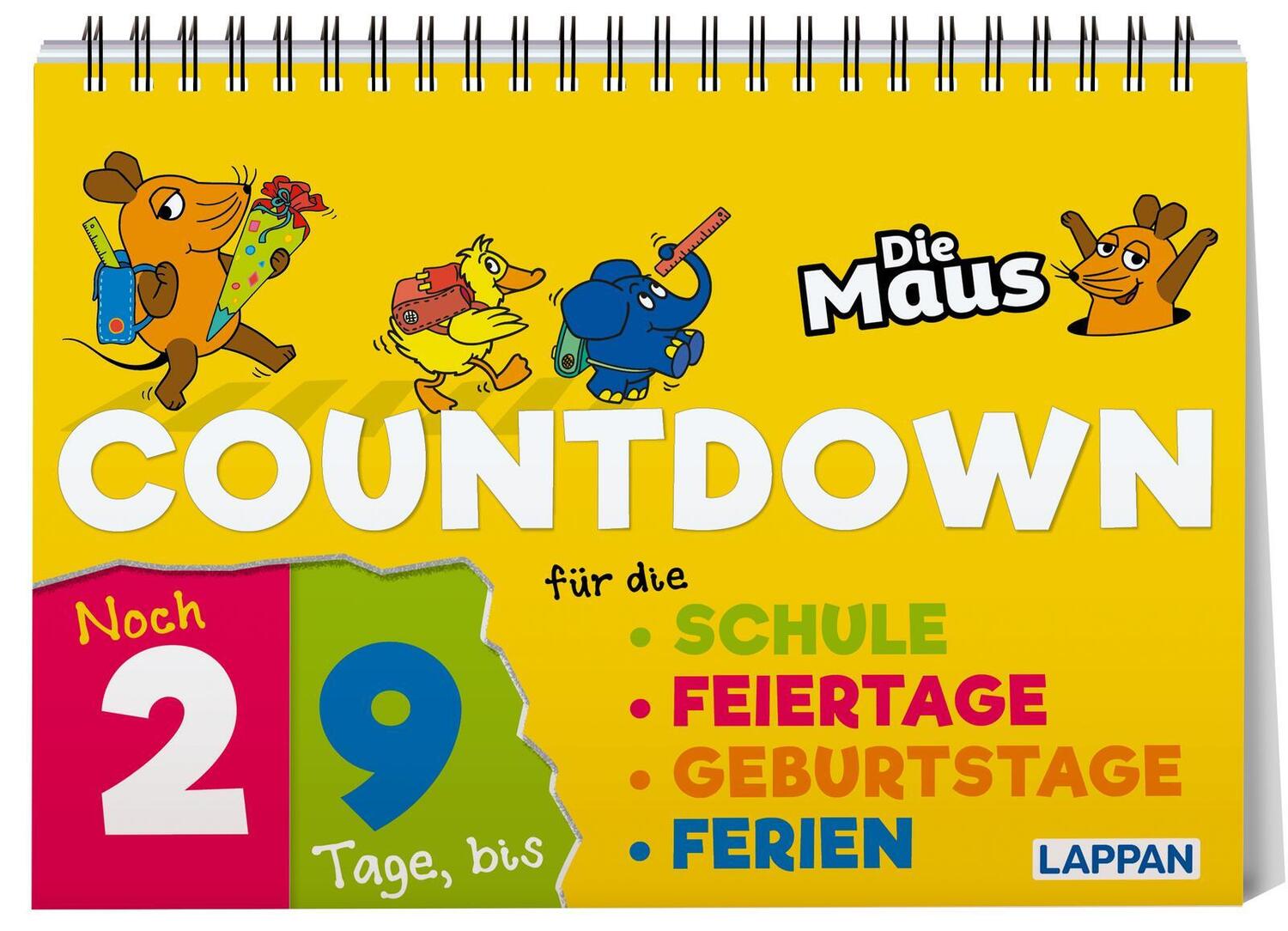 Cover: 9783830364405 | Countdown für die Schule mit der Maus | Taschenbuch | 26 S. | Deutsch