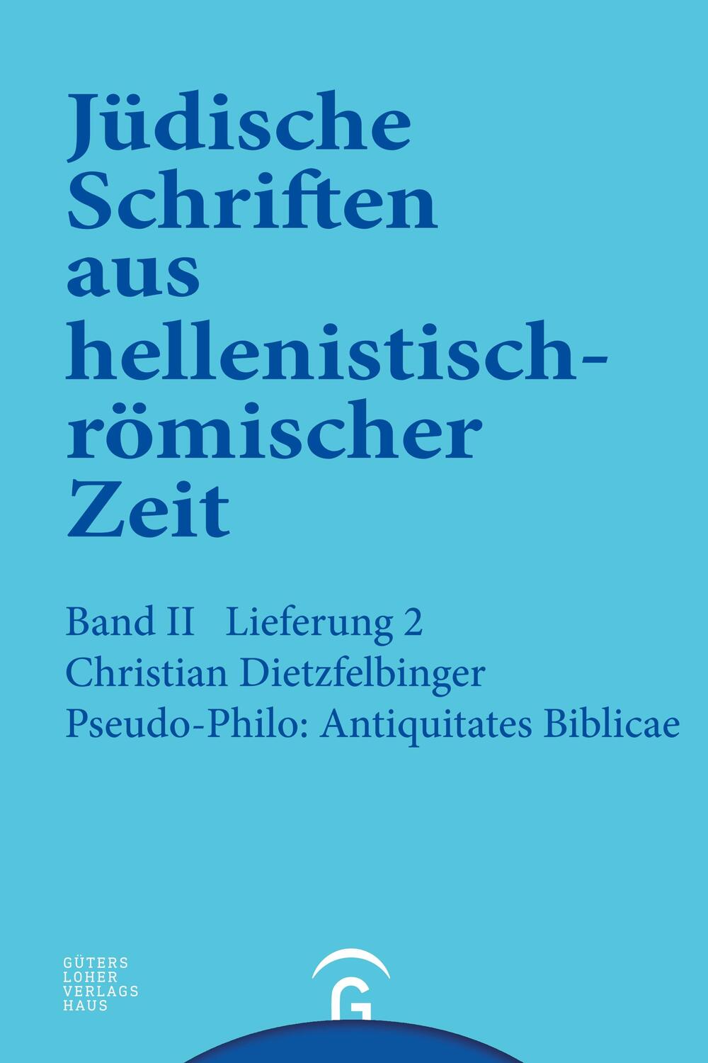 Cover: 9783579039220 | Pseudo-Philo: Antiquitates Biblicae (Liber Antiquitatum Biblicarum)