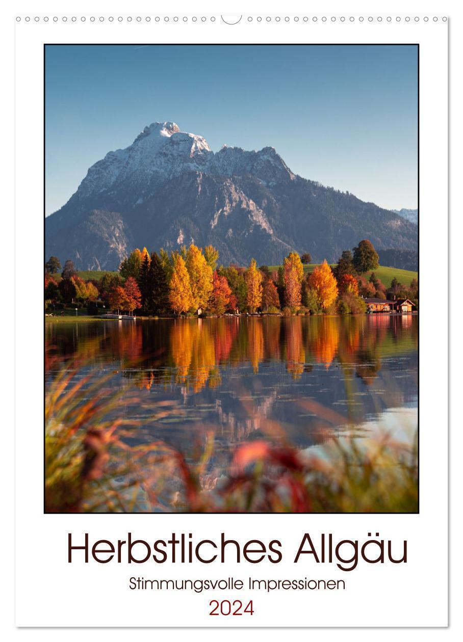 Cover: 9783675938069 | Herbstliches Allgäu (Wandkalender 2024 DIN A2 hoch), CALVENDO...