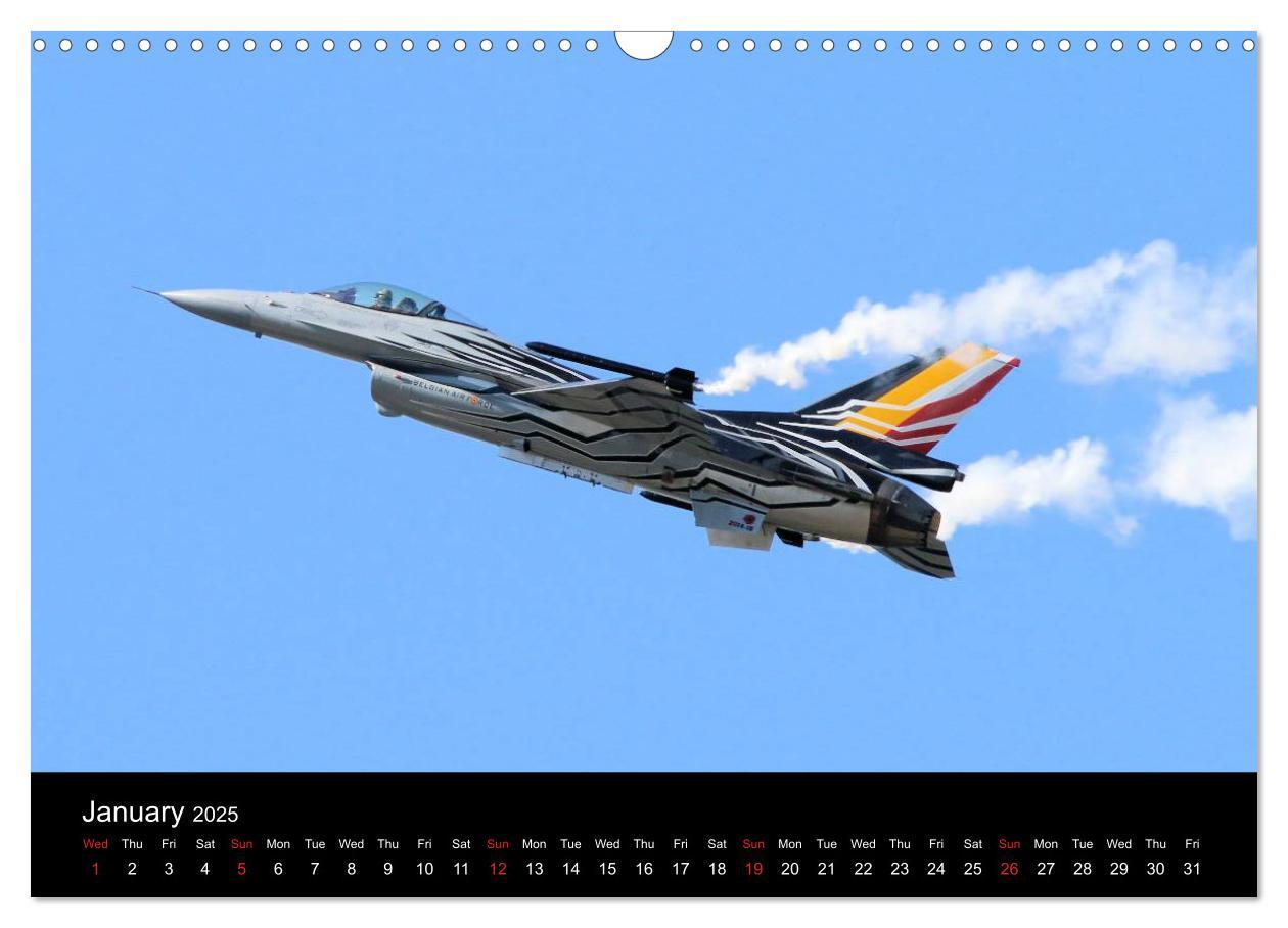 Bild: 9781325954186 | General Dynamics F-16 Fighting Falcon (Wall Calendar 2025 DIN A3...