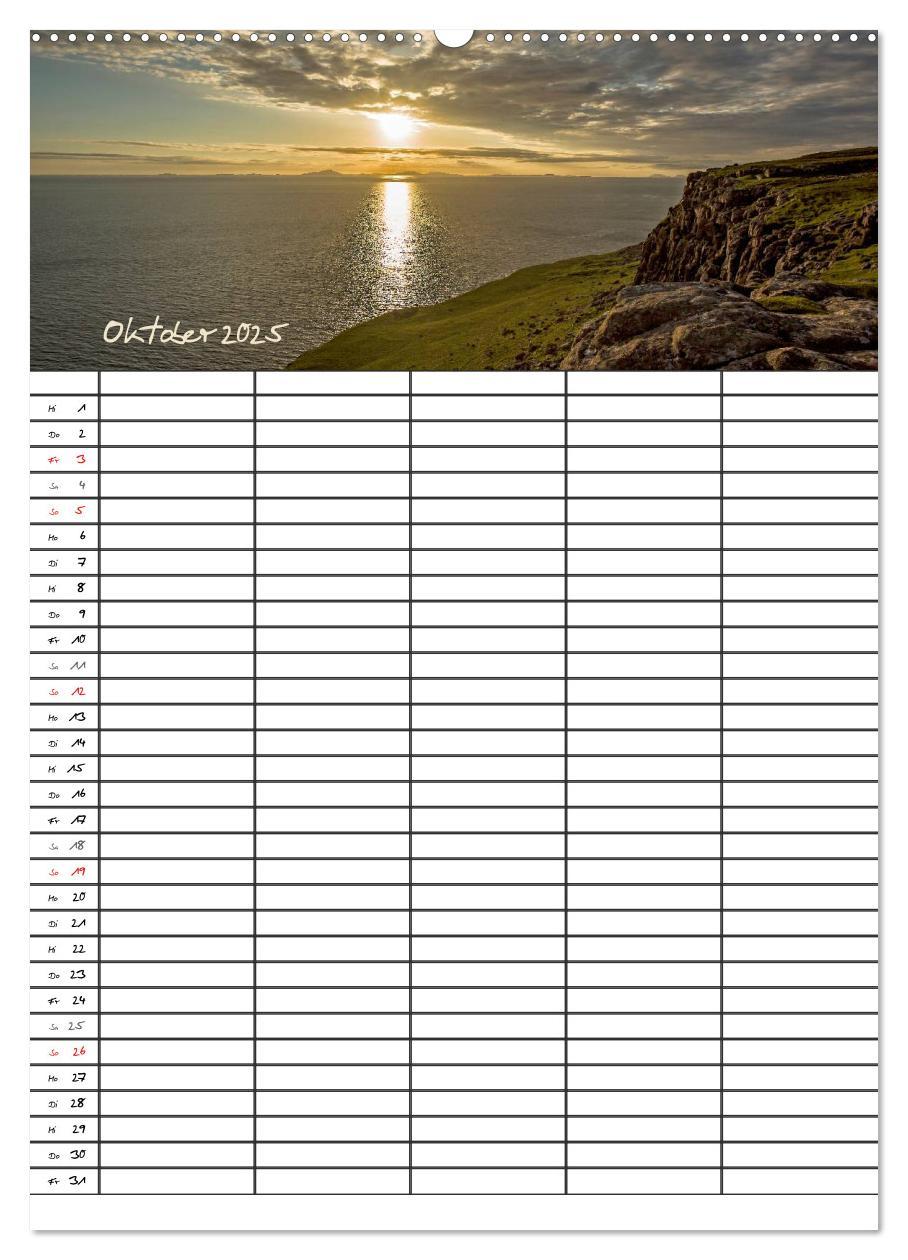 Bild: 9783457019214 | Isle of Skye - Schottlands Inseln - Familienplaner (Wandkalender...