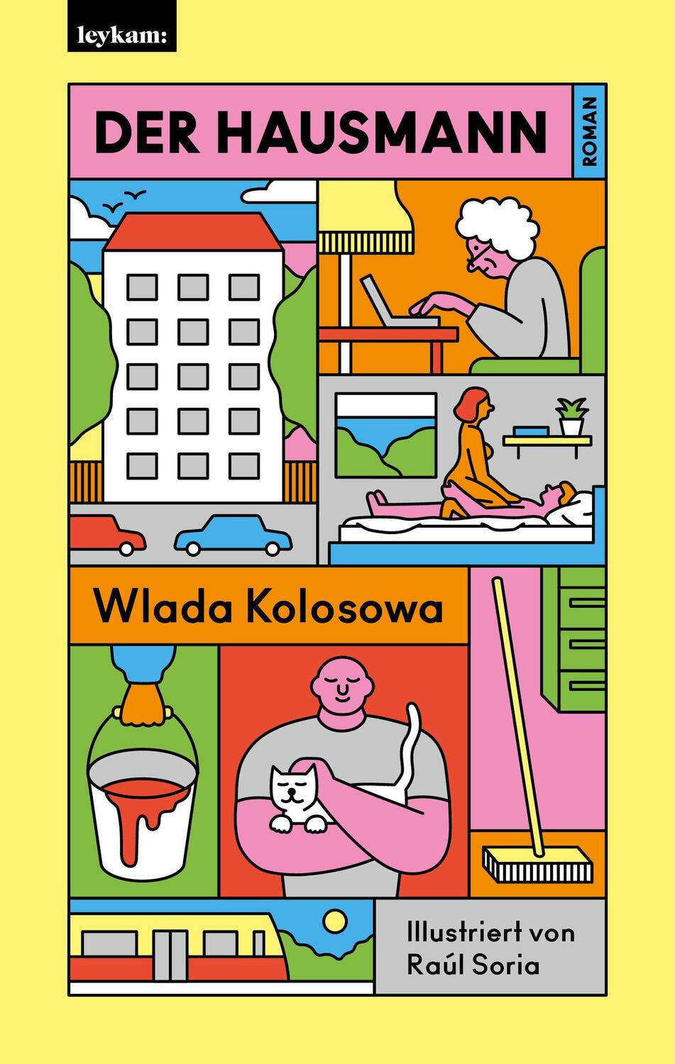 Cover: 9783701183036 | Der Hausmann | Roman mit Graphic Novel | Wlada Kolosowa | Taschenbuch