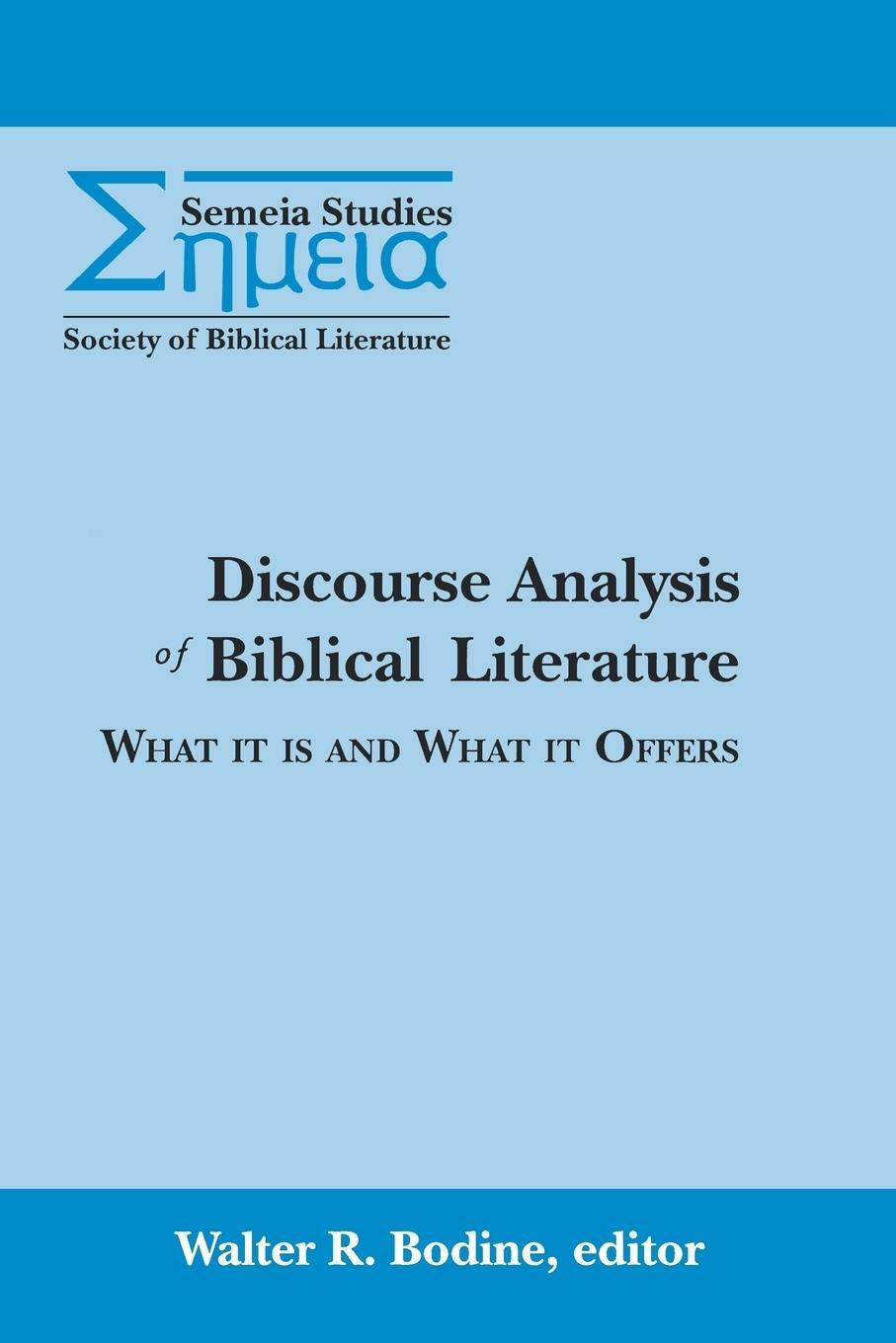 Cover: 9780788500114 | Discourse Analysis of Biblical Literature | Walter R. Bodine | Buch