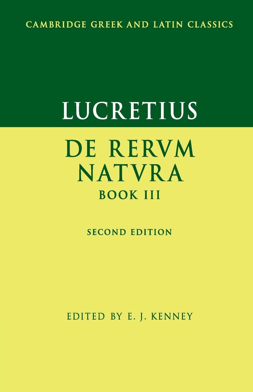 Cover: 9780521173896 | Lucretius | De Rerum Natura Book III | Lucretius | Taschenbuch | 2019