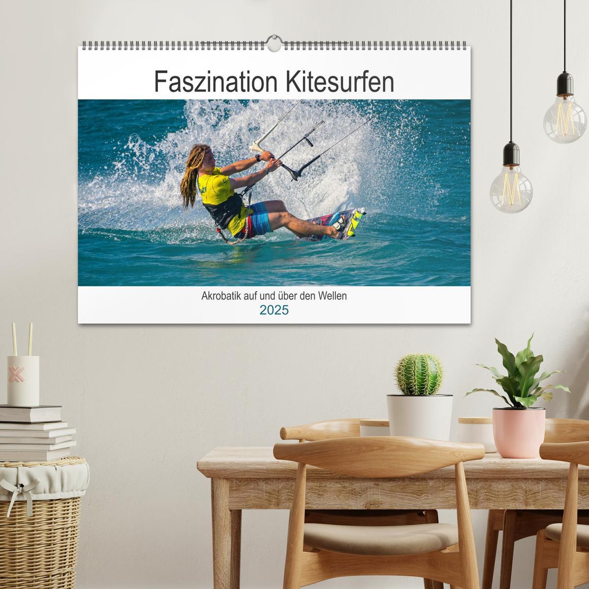 Bild: 9783435100187 | Faszination Kitesurfen (Wandkalender 2025 DIN A2 quer), CALVENDO...