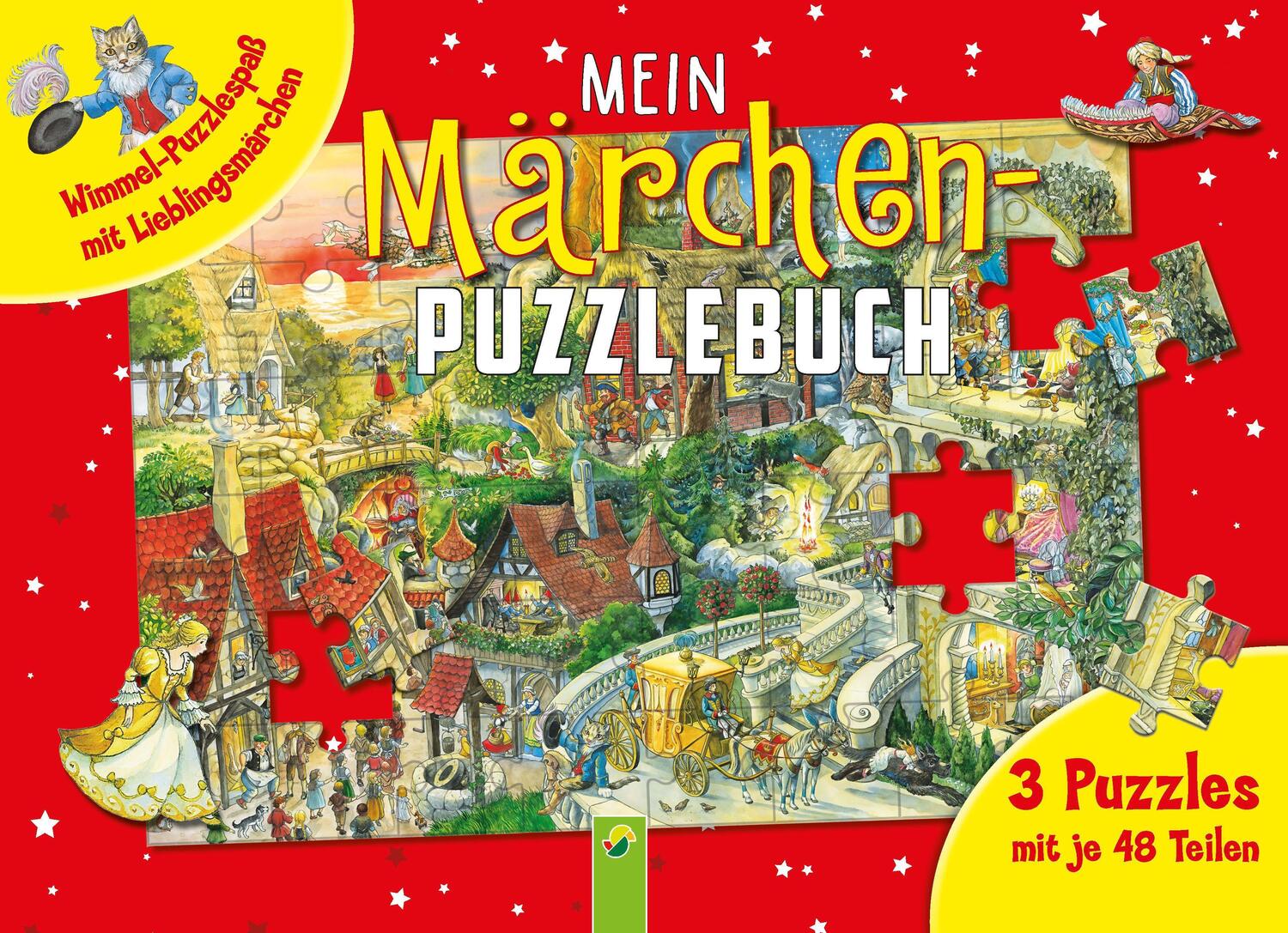 Cover: 9783849942434 | Mein Märchen-Puzzlebuch mit 3 Puzzles mit je 48 Teilen | Buch | 8 S.