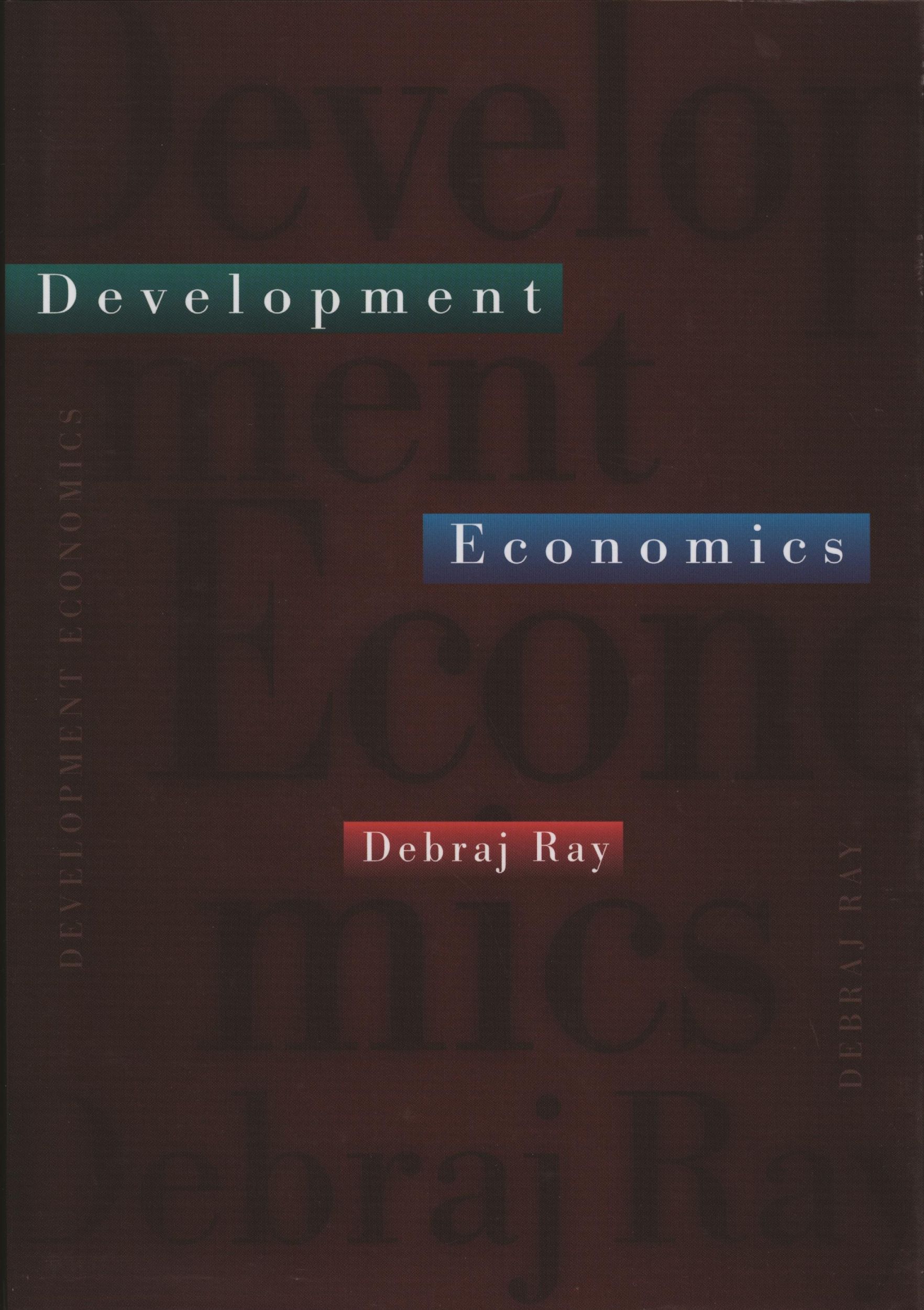 Cover: 9780691017068 | Development Economics | Debraj Ray | Buch | Gebunden | Englisch | 1998