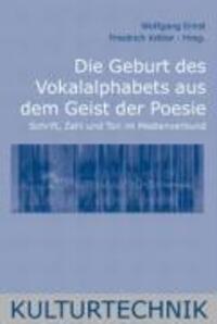 Cover: 9783770542673 | Die Geburt des Vokalalphabets aus dem Geist der Poesie | Taschenbuch