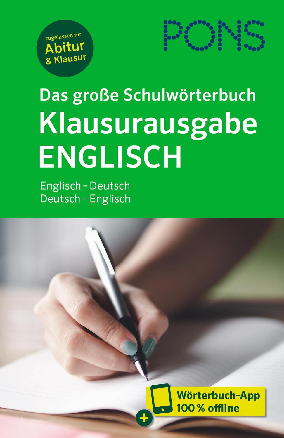 Cover: 9783125163577 | PONS Das große Schulwörterbuch Klausurausgabe Englisch | Bundle | 2023