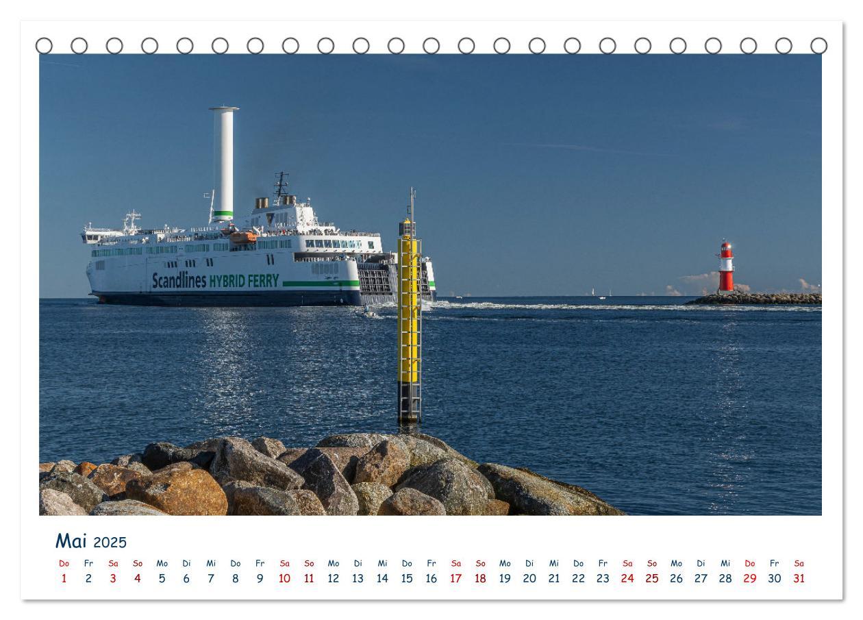 Bild: 9783383896149 | Warnemünde an der Ostsee (Tischkalender 2025 DIN A5 quer), CALVENDO...